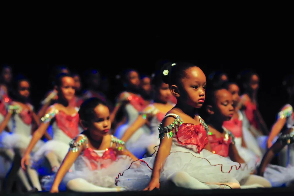 Spectacle groupe de danseuses